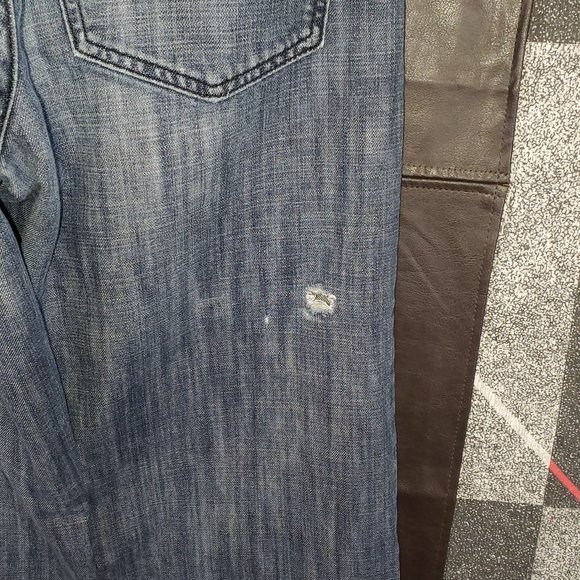 Guess Men’s Roland Fit Relaxed Straight Leg Faded Denim Jeans Size 33x33 - Picture 5 of 7